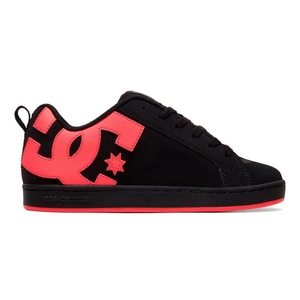 Chaussure DC Shoes Court Graffik Noir Rose Femme | UGW-5120825