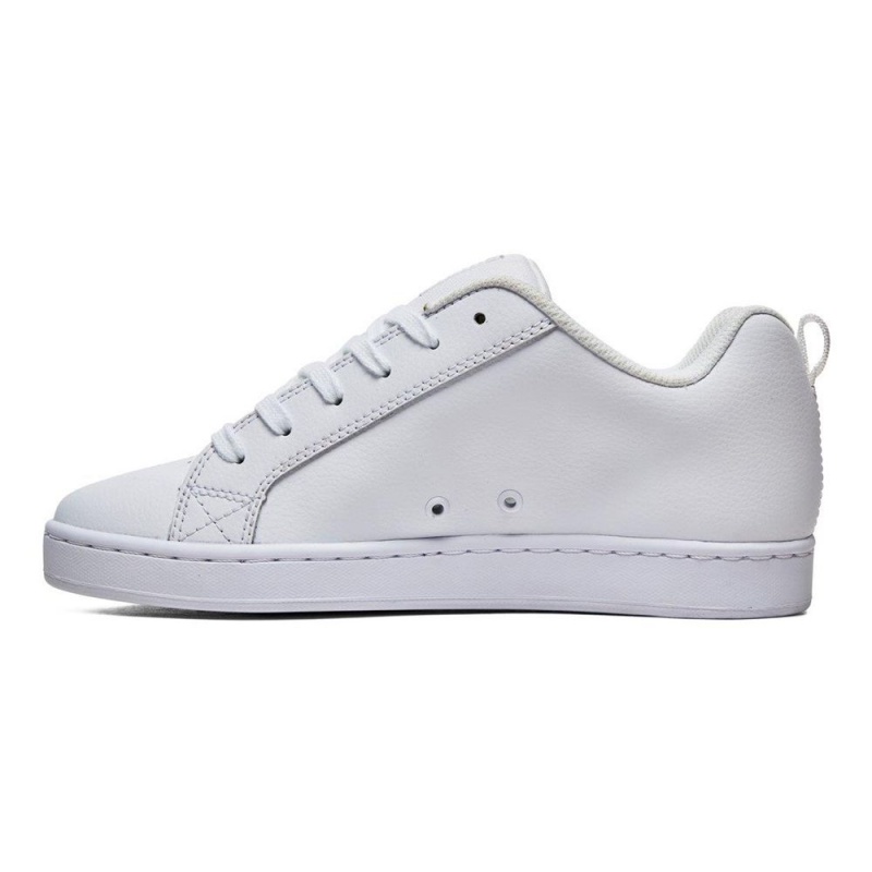 Chaussure DC Shoes Court Graffik Blanche Femme | UQT-2023696