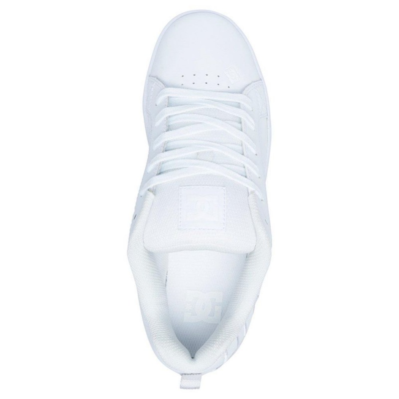 Chaussure DC Shoes Court Graffik Blanche Femme | UQT-2023696