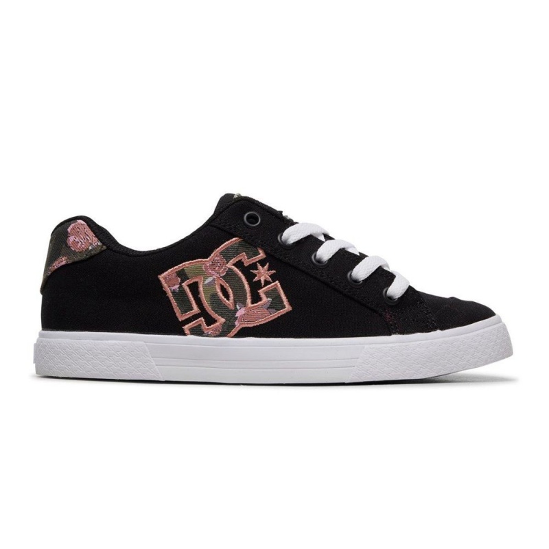 Chaussure DC Shoes Chelsea TX SE Noir Rose Femme | DEM-9670330