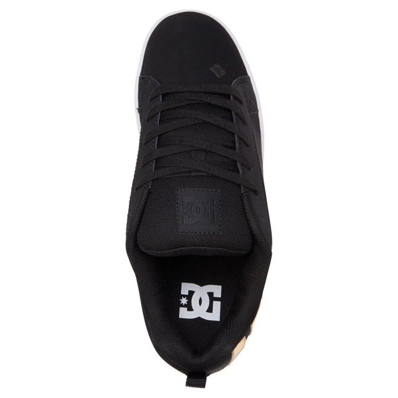 Chaussure DC Shoes Court Graffik Noir Doré Femme | QUQ-9848217