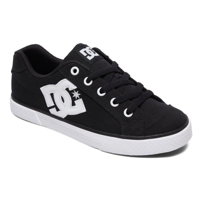 Chaussure DC Shoes Chelsea TX Noir Blanche Femme | ZPC-5234890