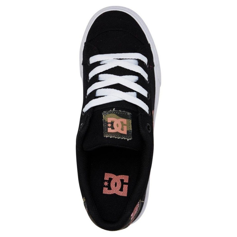 Chaussure DC Shoes Chelsea TX SE Noir Rose Femme | DEM-9670330