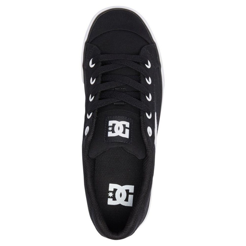 Chaussure DC Shoes Chelsea TX Noir Blanche Femme | ZPC-5234890