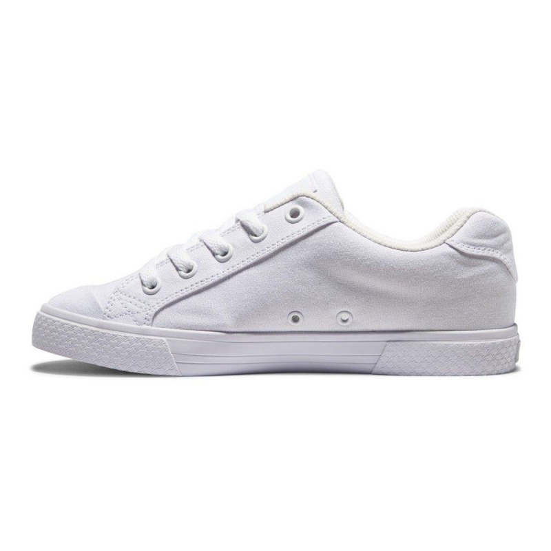 Chaussure DC Shoes Chelsea Blanche Femme | ZBH-0262562