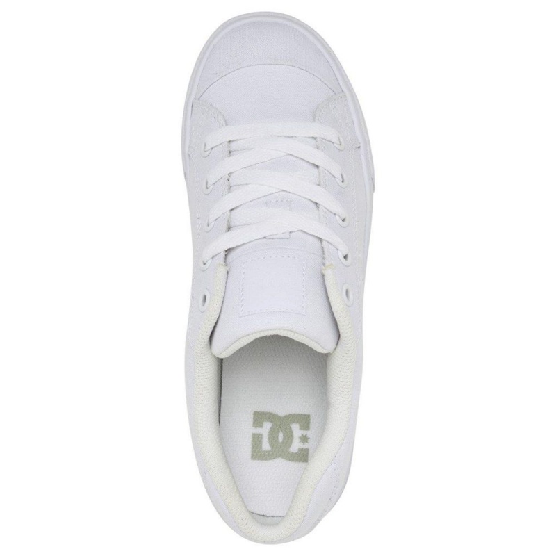 Chaussure DC Shoes Chelsea Blanche Femme | ZBH-0262562