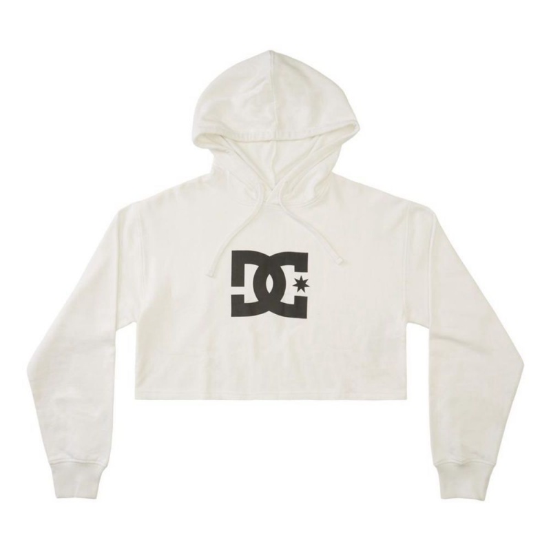 Sweat a Capuche DC Shoes Cropped 2 Blanche Femme | MPL-1337882