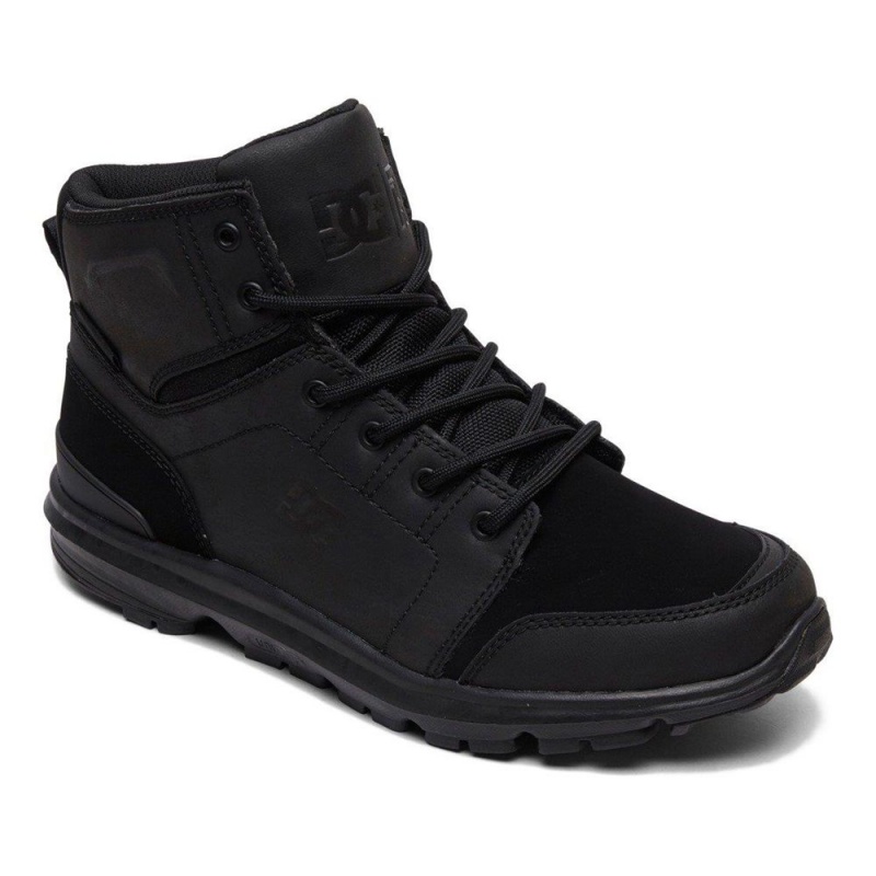 Botte DC Shoes Torstein Cuir Dentelle-Up Noir Homme | FSI-5485429