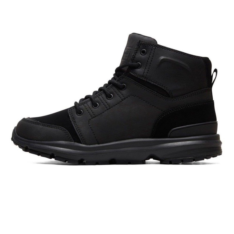 Botte DC Shoes Torstein Cuir Dentelle-Up Noir Homme | FSI-5485429