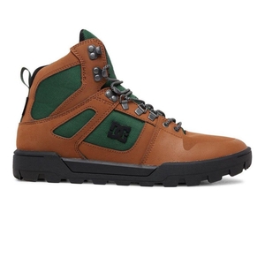 Botte DC Shoes Pure Hi Weather Resistant Dentelle-Up Marron Vert Homme | QSC-8576700