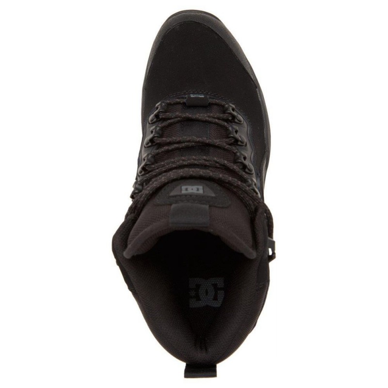 Botte DC Shoes Navigator Cuir Dentelle Noir Homme | RRX-5248008