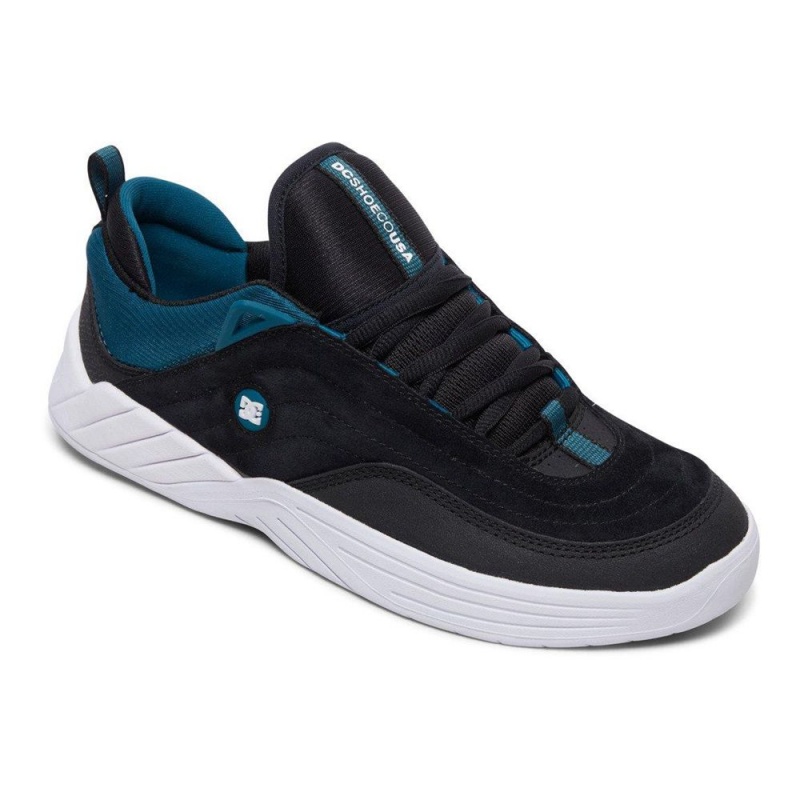 Chaussure DC Shoes Williams Slim S Daim Noir Bleu Homme | MFR-8423300