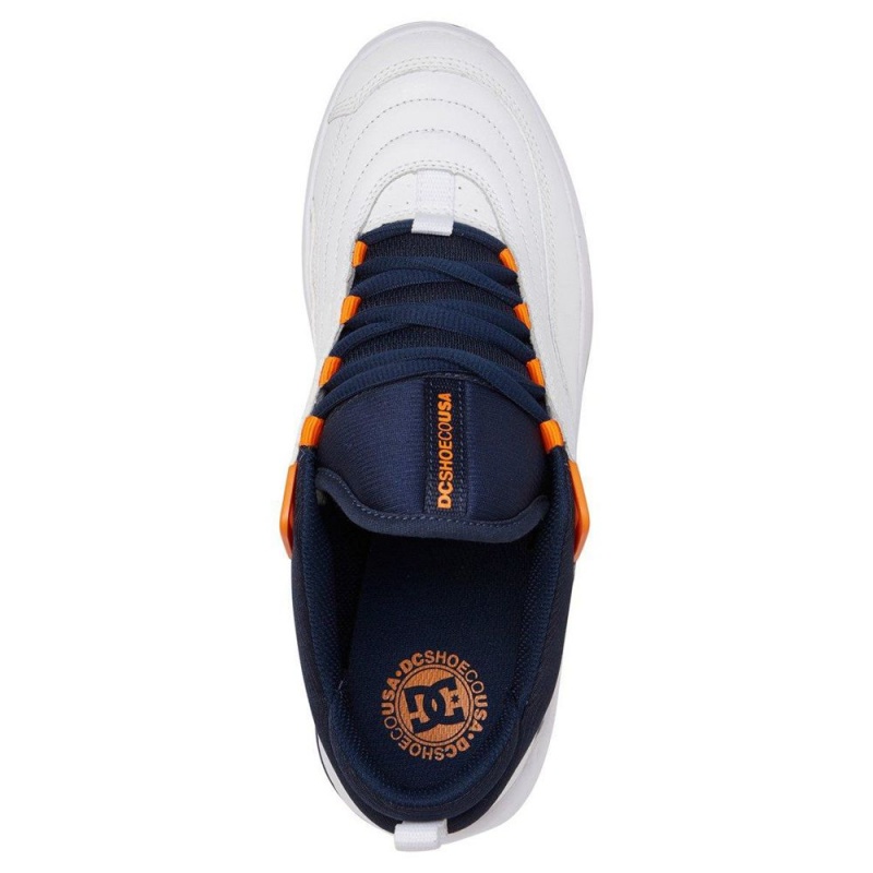 Chaussure DC Shoes Williams Slim Blanche Bleu Marine Homme | OEX-7504274