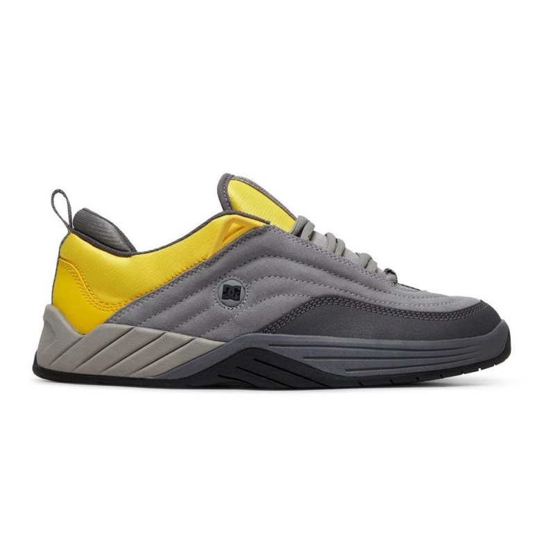 Chaussure DC Shoes Williams Slim Grise Jaune Homme | VHH-2235544