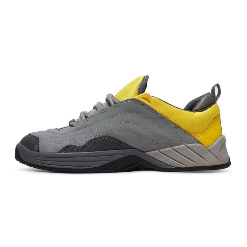 Chaussure DC Shoes Williams Slim Grise Jaune Homme | VHH-2235544