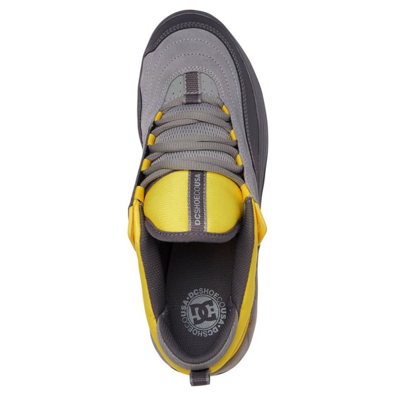 Chaussure DC Shoes Williams Slim Grise Jaune Homme | VHH-2235544