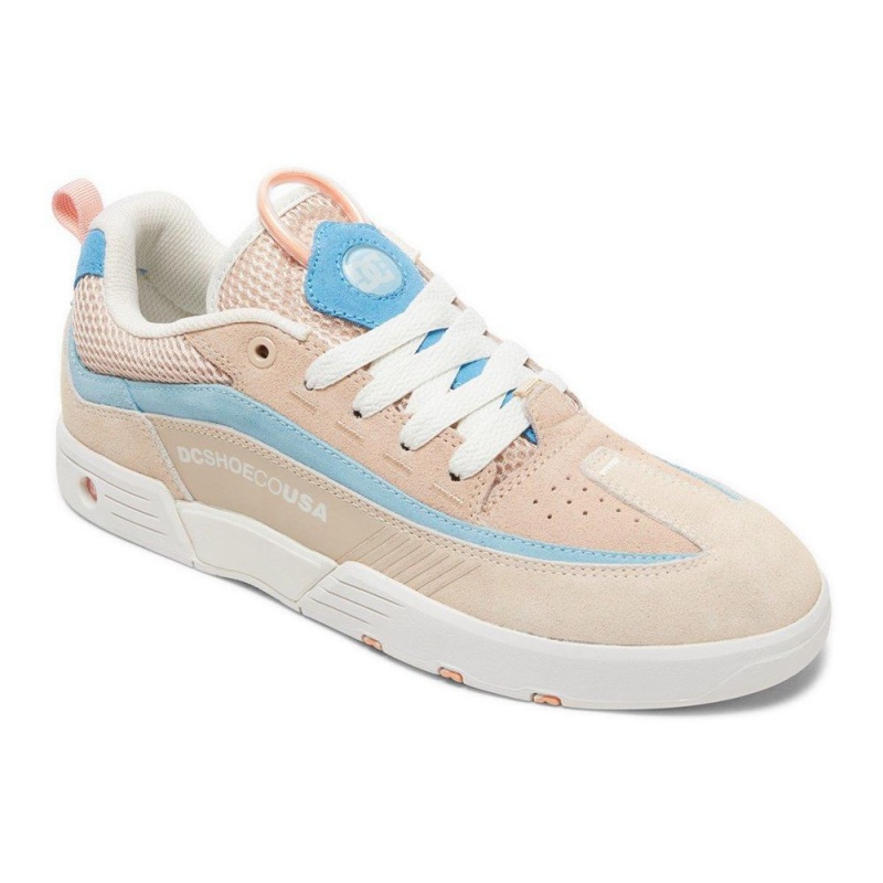 Chaussure DC Shoes Legacy 98 Slim SE Rose Bleu Homme | ZEA-2333007