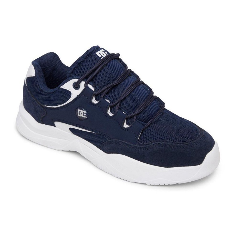 Chaussure DC Shoes Decel Bleu Marine Blanche Homme | WRI-7965027