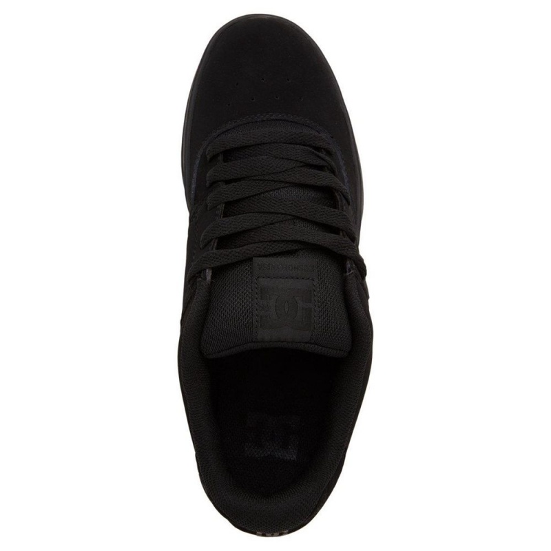 Chaussure DC Shoes Central Cuir Noir Homme | MCY-8493736