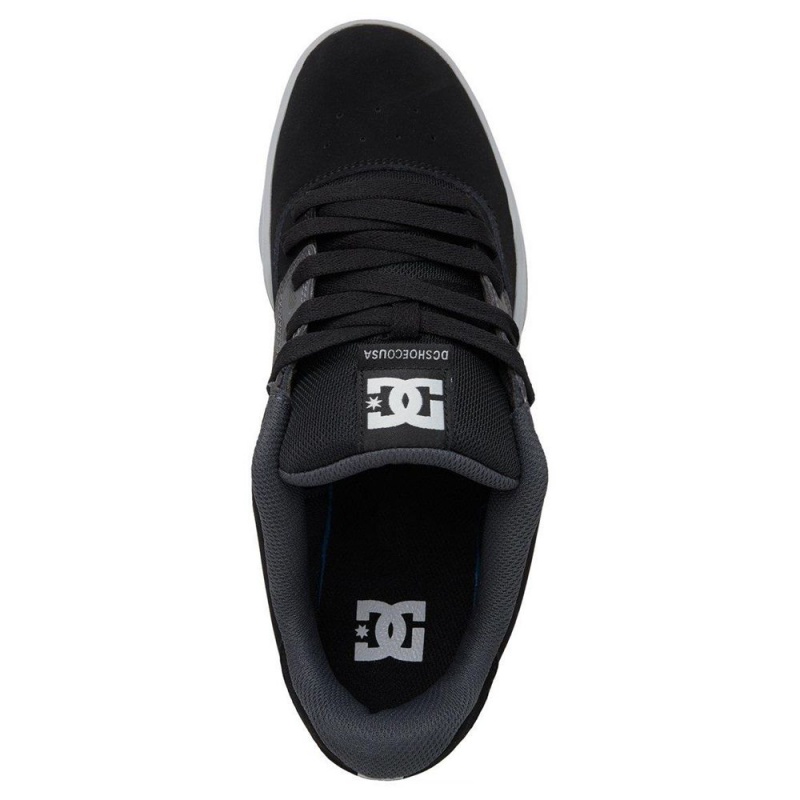 Chaussure DC Shoes Central Cuir Noir Camouflage Homme | ZBA-6324737