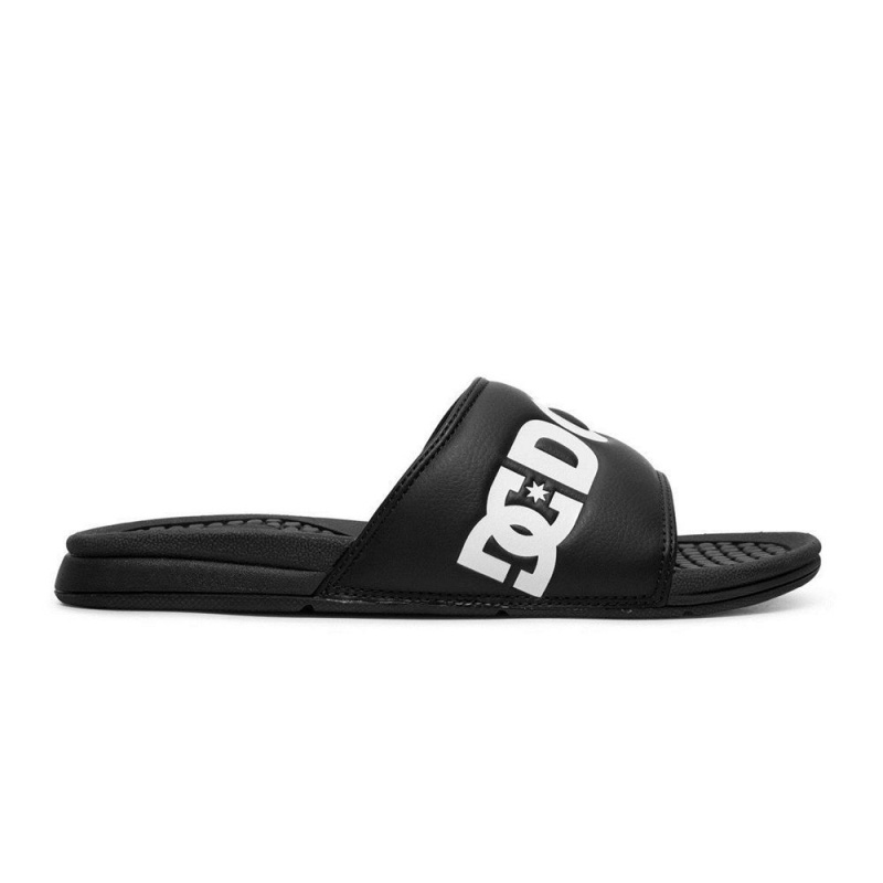 Claquette DC Shoes Bolsa SE Noir Blanche Homme | MFF-0693154