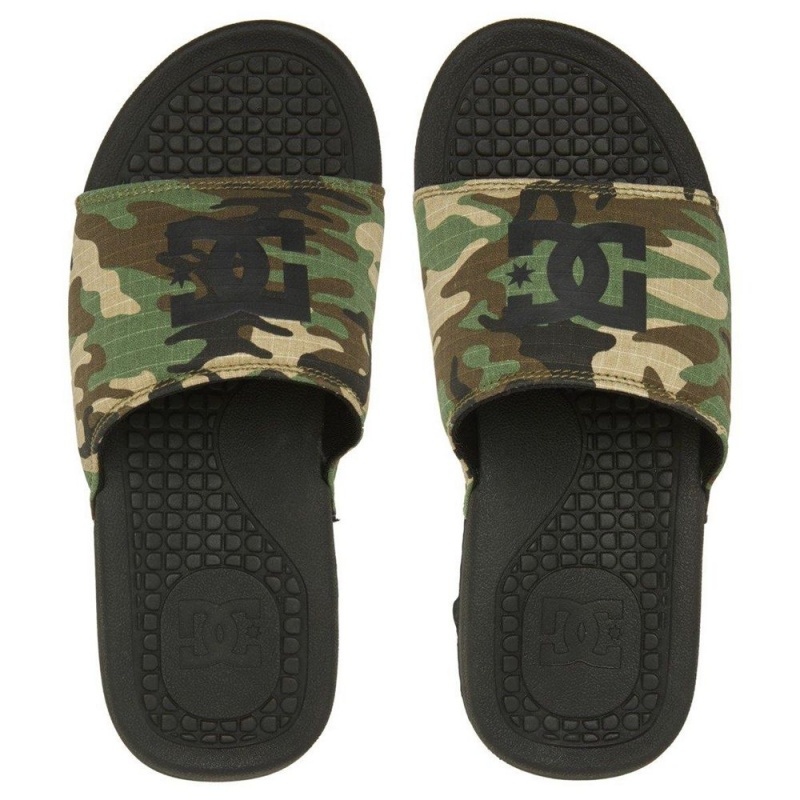 Claquette DC Shoes Bolsa Camouflage Noir Homme | GDL-8552354