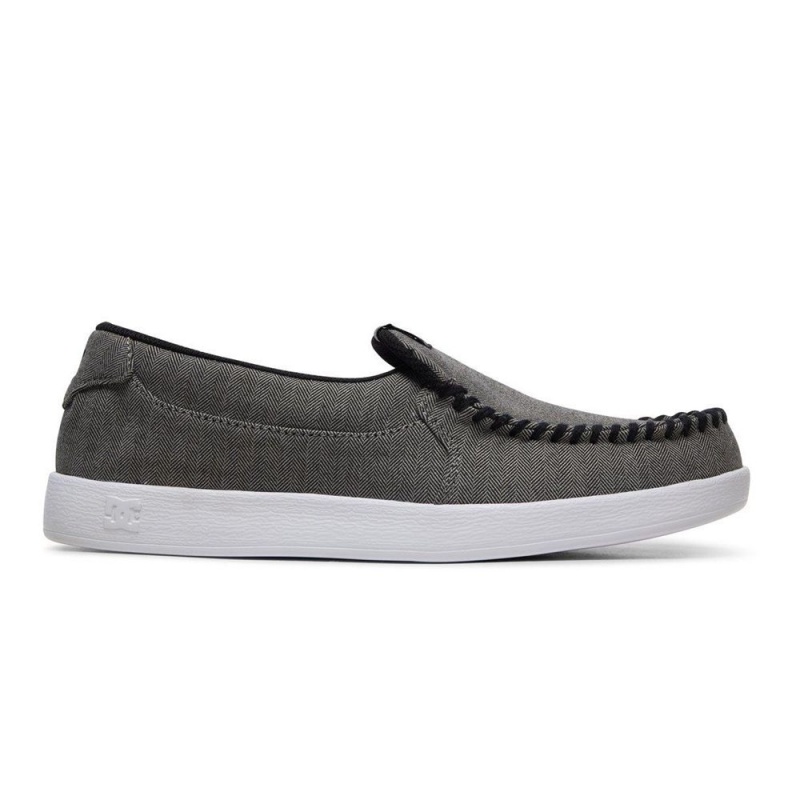 Chaussure DC Shoes Villain TX SE Slip-On Grise Homme | GBR-1607348