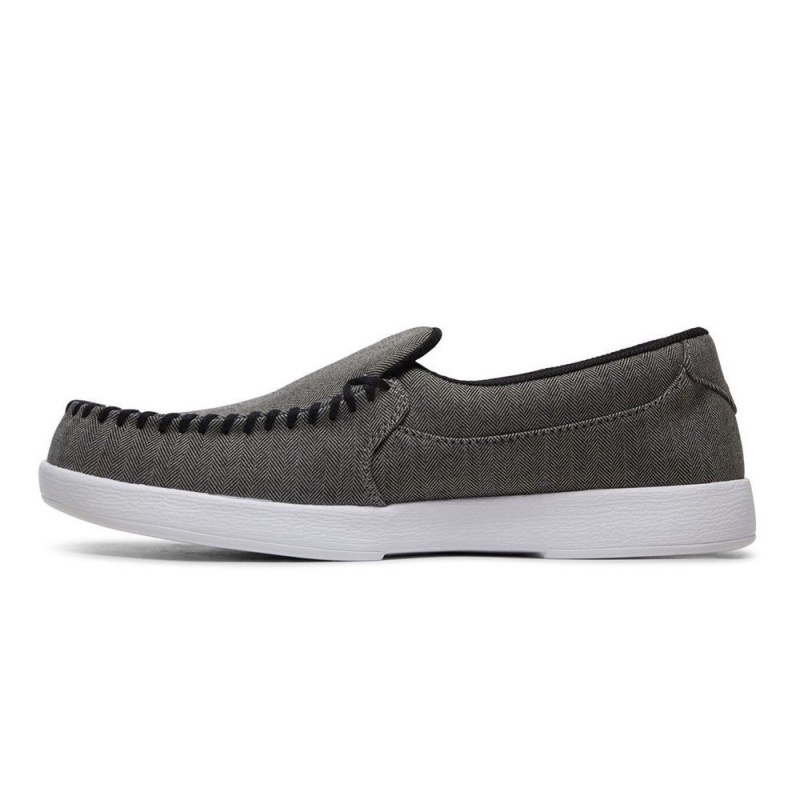 Chaussure DC Shoes Villain TX SE Slip-On Grise Homme | GBR-1607348