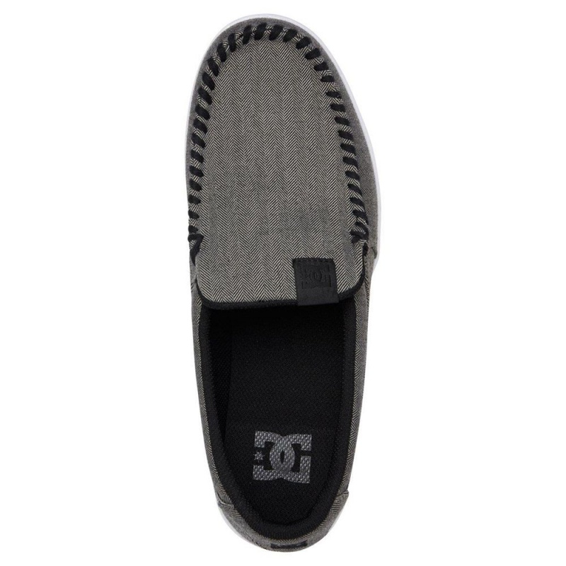 Chaussure DC Shoes Villain TX SE Slip-On Grise Homme | GBR-1607348