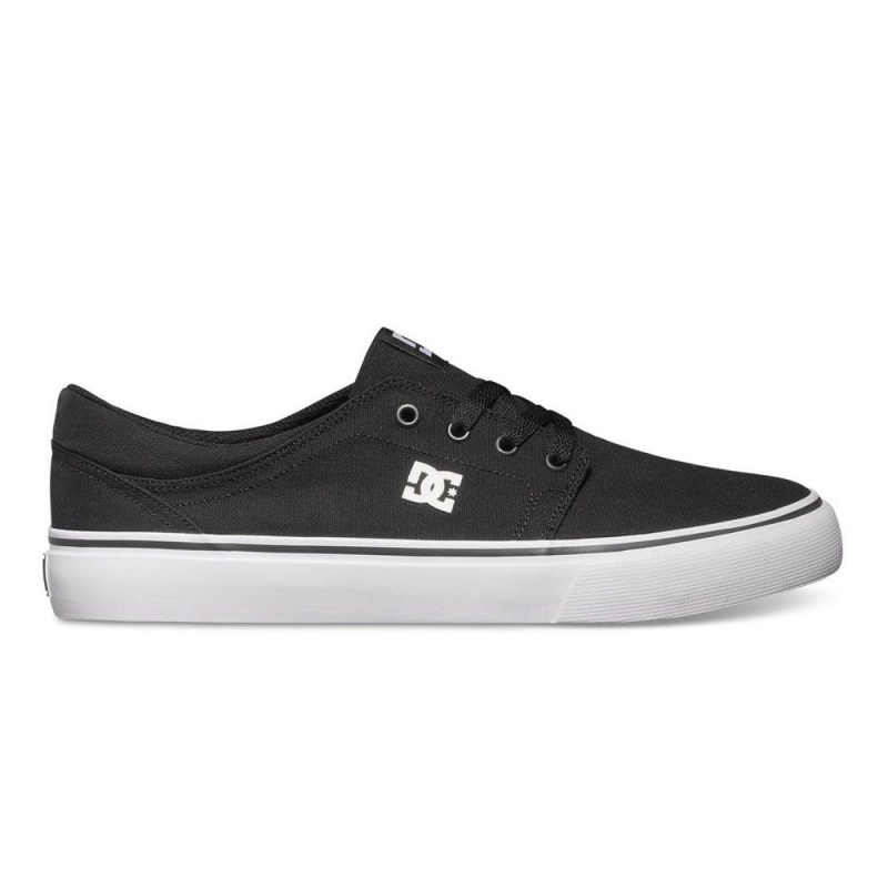 Chaussure DC Shoes Trase TX Noir Blanche Homme | UVG-6749229