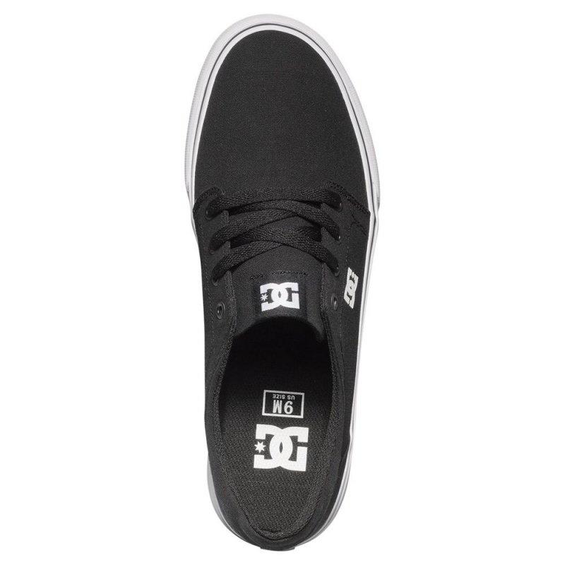 Chaussure DC Shoes Trase TX Noir Blanche Homme | UVG-6749229