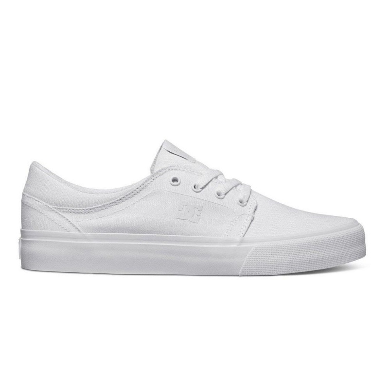 Chaussure DC Shoes Trase Blanche Homme | CMU-5618362