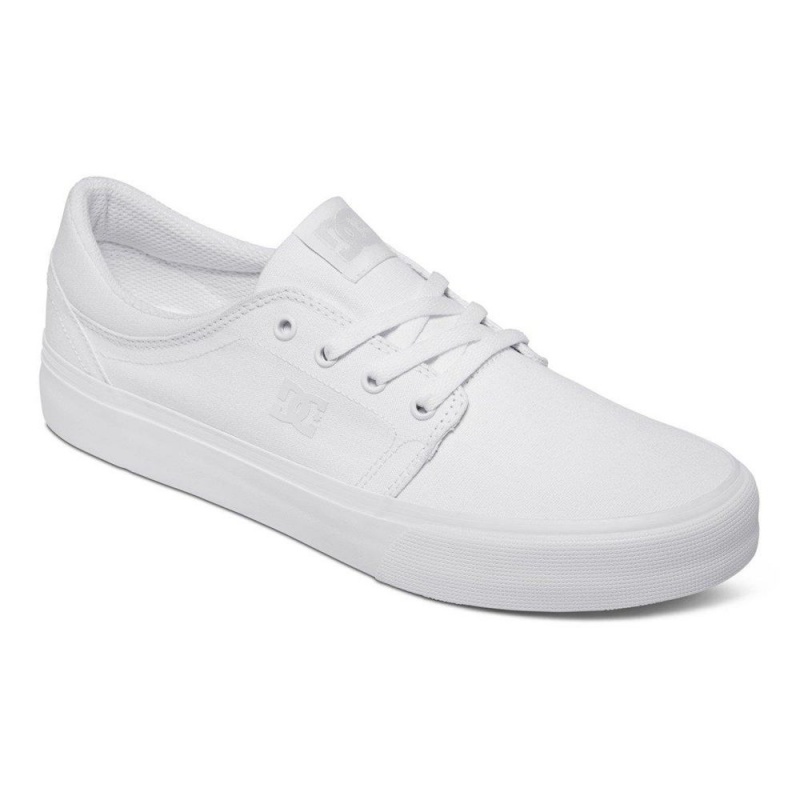 Chaussure DC Shoes Trase Blanche Homme | CMU-5618362