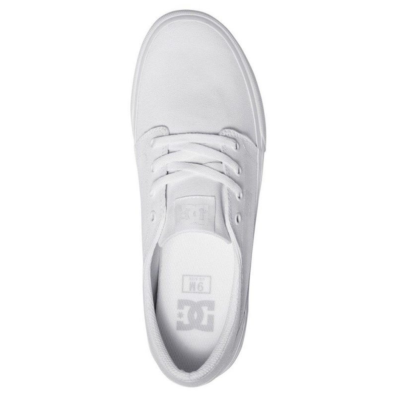 Chaussure DC Shoes Trase Blanche Homme | CMU-5618362