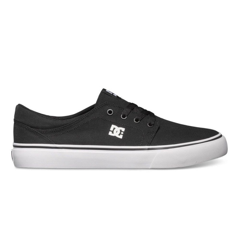 Chaussure DC Shoes Trase Noir Blanche Homme | GES-8842312