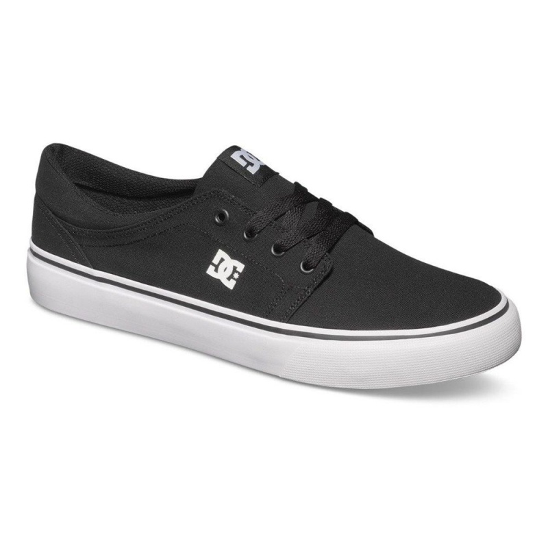 Chaussure DC Shoes Trase Noir Blanche Homme | GES-8842312