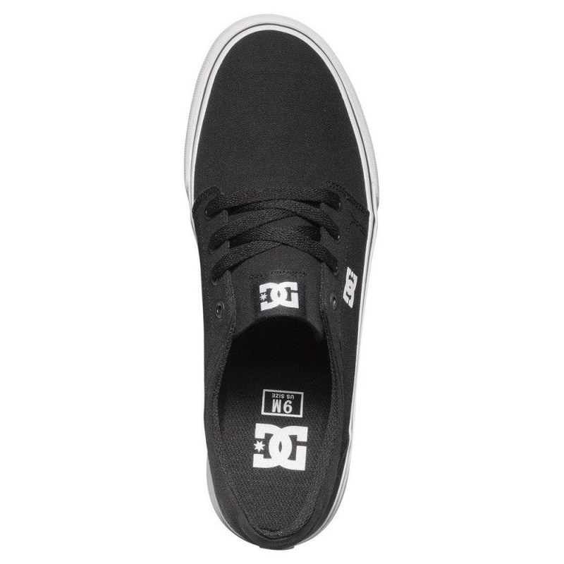 Chaussure DC Shoes Trase Noir Blanche Homme | GES-8842312