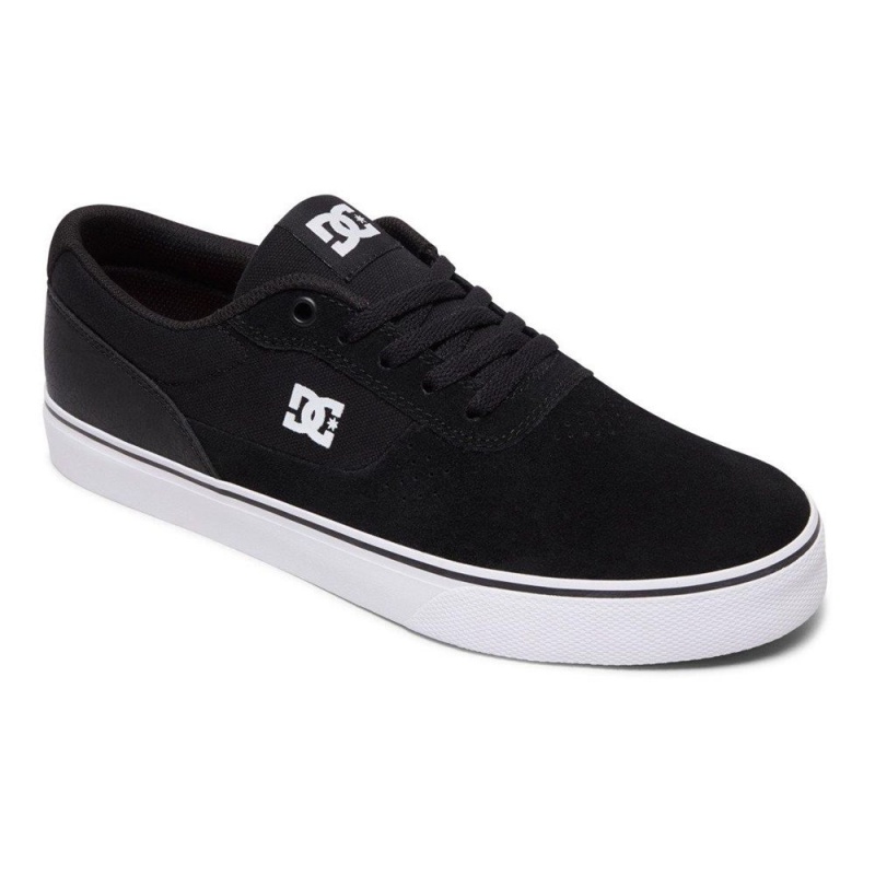 Chaussure DC Shoes Switch S Daim Noir Blanche Homme | ZYX-2281531