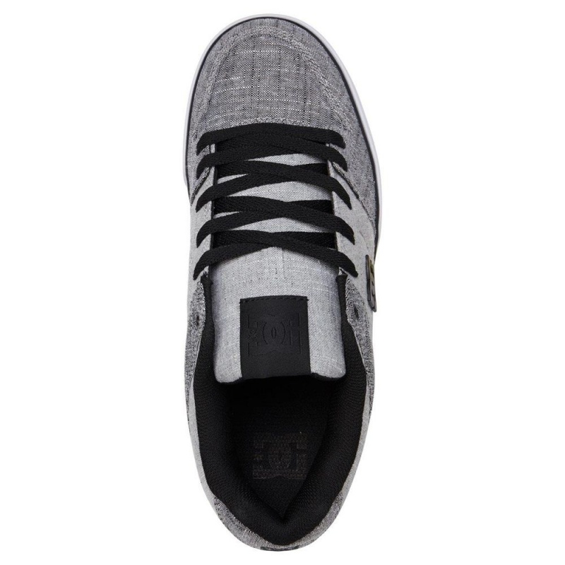 Chaussure DC Shoes Pure TX SE Grise Noir Homme | GVC-3720681