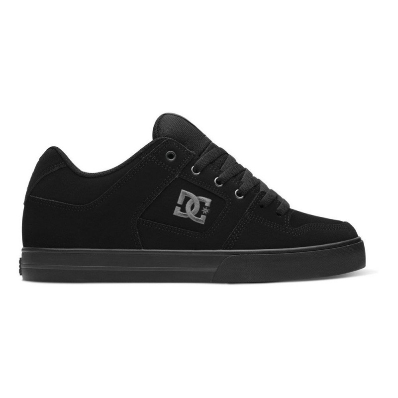 Chaussure DC Shoes Pure Cuir Noir Homme | USE-1520654