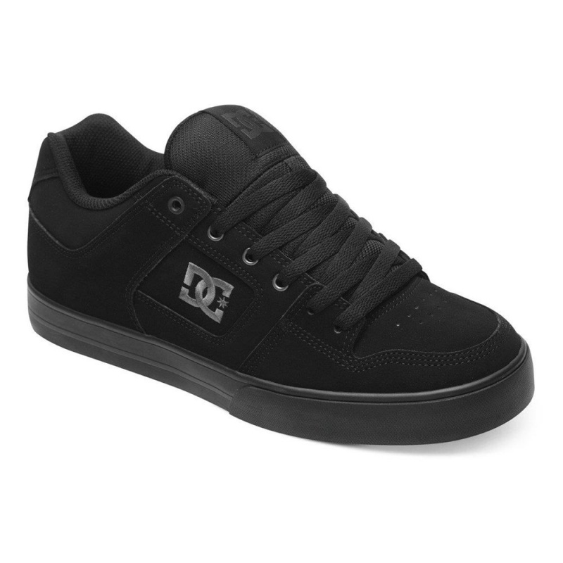 Chaussure DC Shoes Pure Cuir Noir Homme | USE-1520654