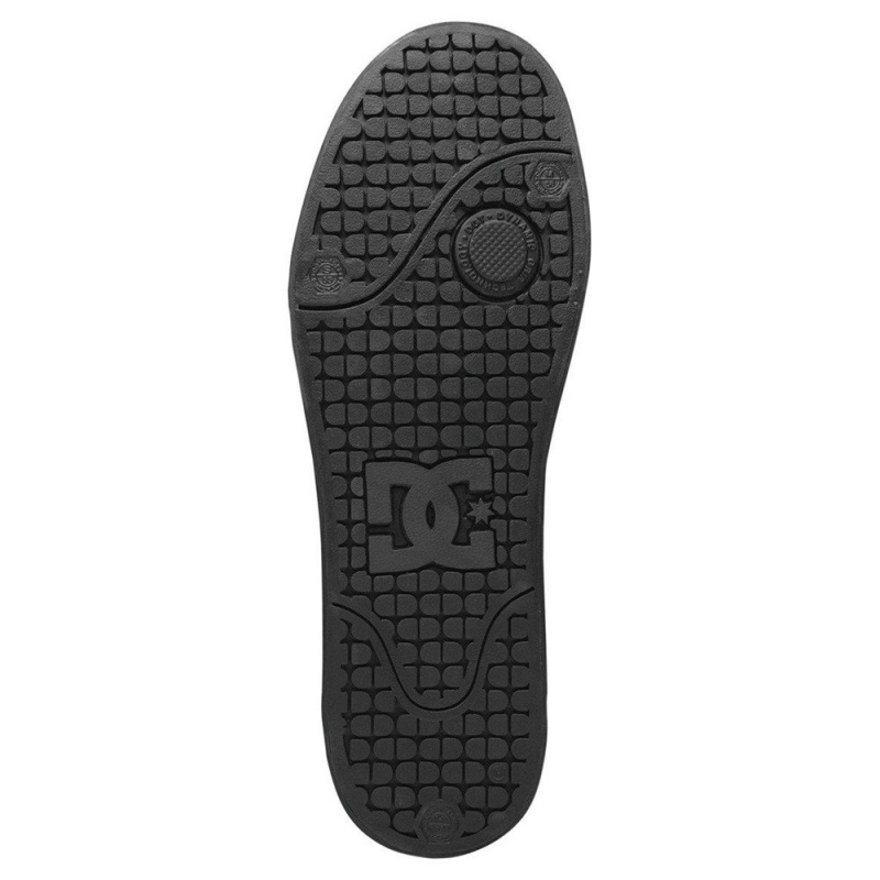 Chaussure DC Shoes Pure Cuir Noir Homme | USE-1520654