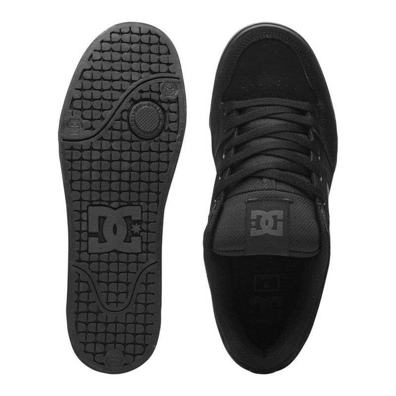 Chaussure DC Shoes Pure Cuir Noir Homme | USE-1520654