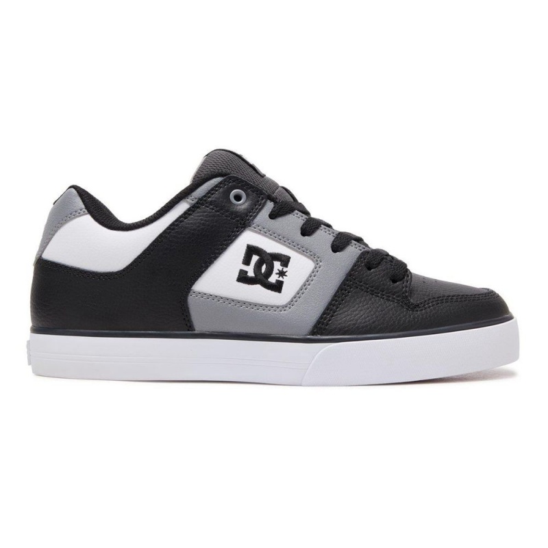 Chaussure DC Shoes Pure Cuir Grise Noir Homme | LWK-2915648