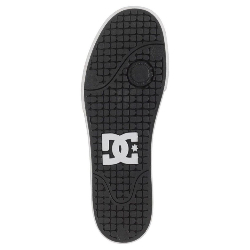 Chaussure DC Shoes Pure Cuir Noir Blanche Homme | HWS-1926045