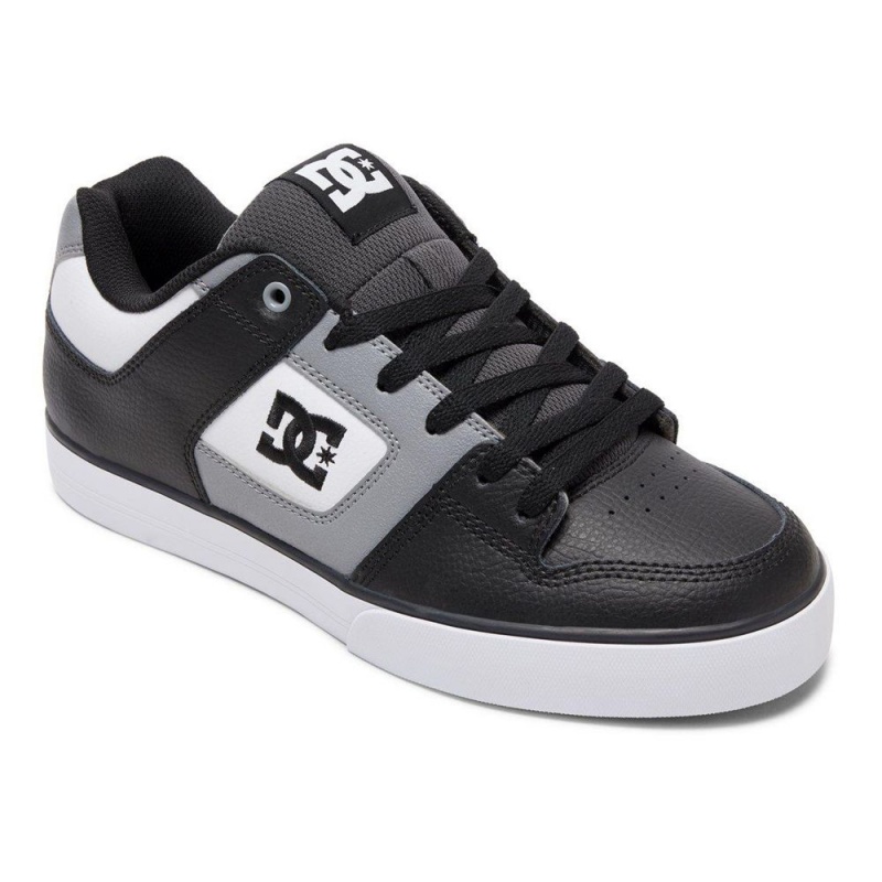 Chaussure DC Shoes Pure Cuir Grise Noir Homme | LWK-2915648