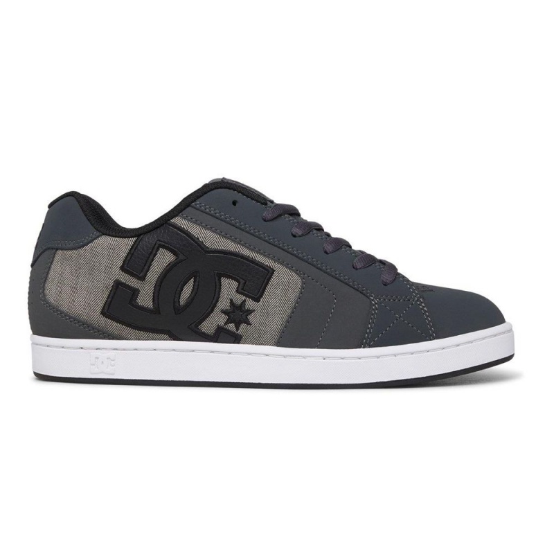 Chaussure DC Shoes Net SE Grise Noir Homme | DRC-7610793