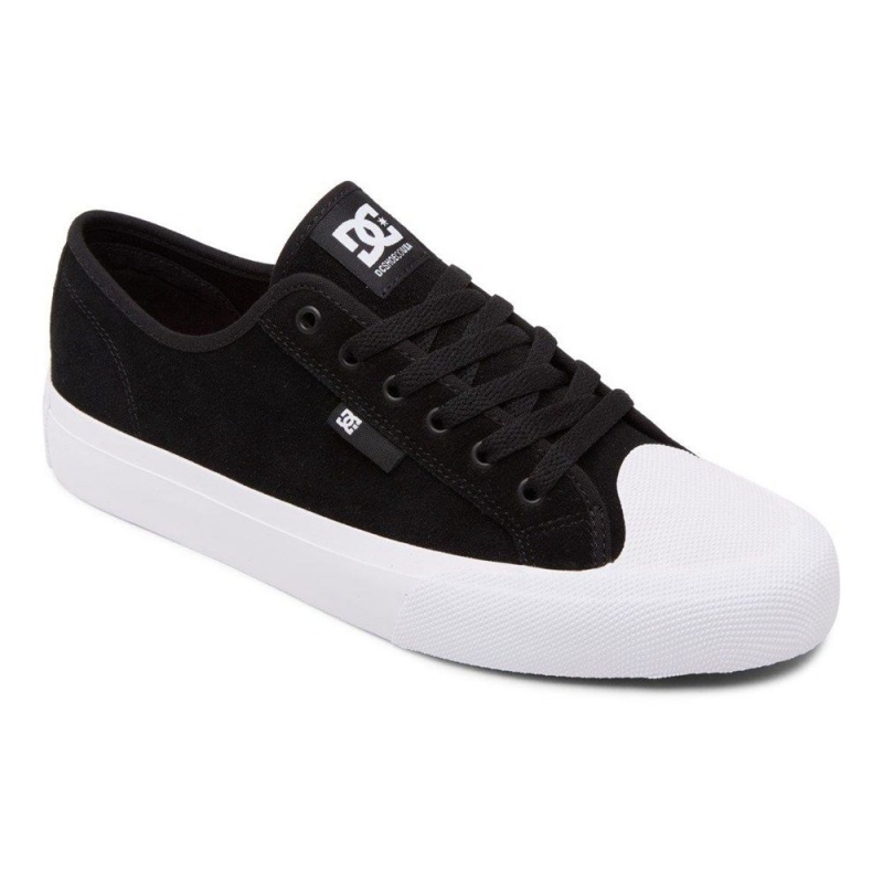 Chaussure DC Shoes Manual S Daim Noir Blanche Homme | DWF-1228544