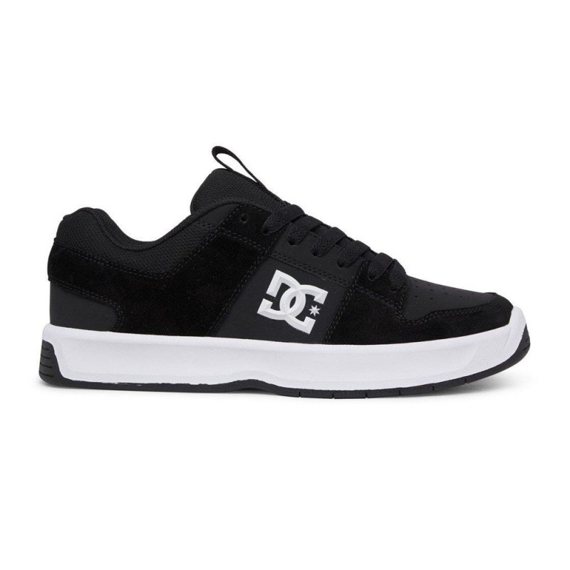 Chaussure DC Shoes Lynx Zero Cuir Noir Blanche Homme | DUG-6742428