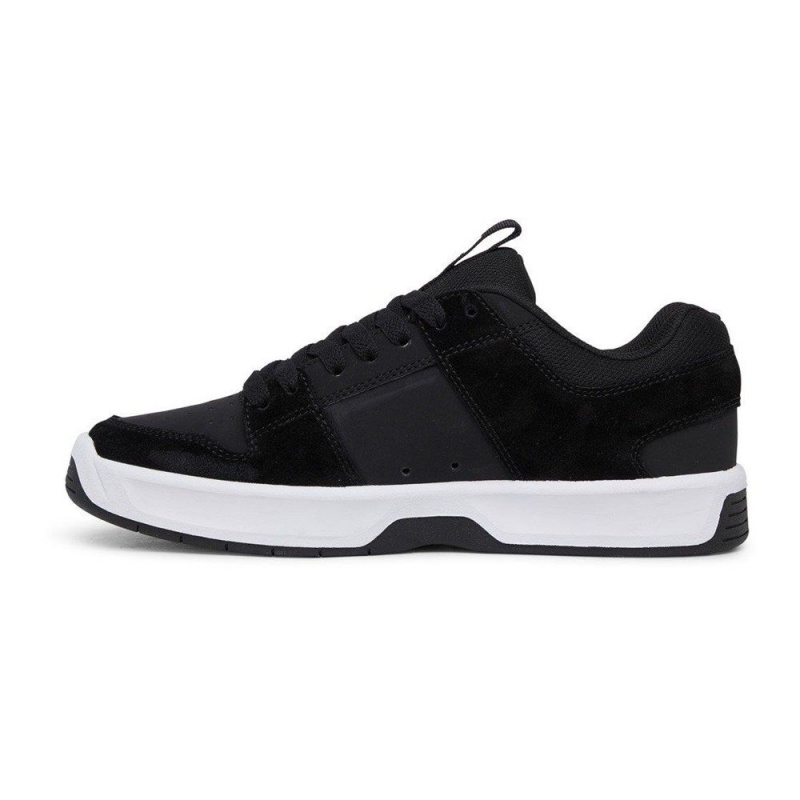 Chaussure DC Shoes Lynx Zero Cuir Noir Blanche Homme | DUG-6742428